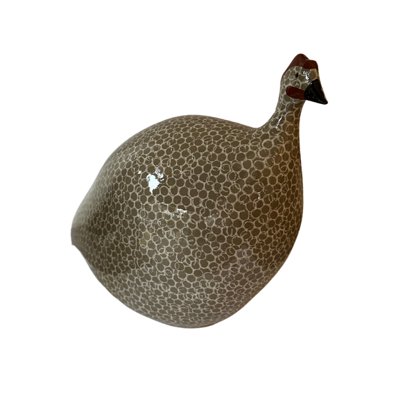 Guinea Fowl, Red with white spots